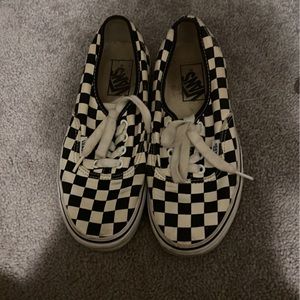 Checkerboard Authentic Vans